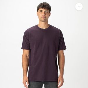 The ZANEROBE Box Tee in Dk Grape